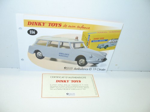 Fiche certif dinky toys - +,