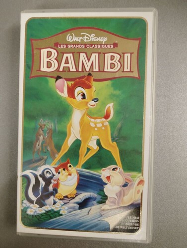 Vhs bambi - vhs,