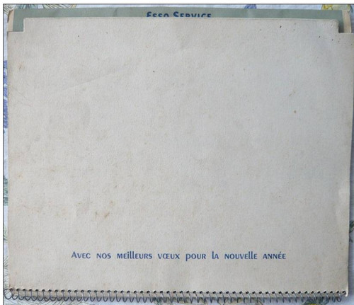 Calendrier esso service 1953 - esso,