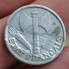 1 Franc 1942 Fautée ! France Vichy