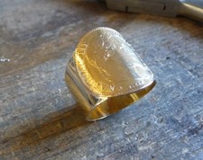 Bague pièce or 9 carats