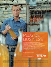 Publicité Advertising 1220 2011  EasyJet compagnie aérienne plus de buisness