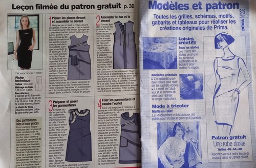Patron robe droite - robe,