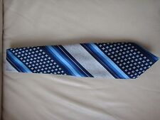 CRAVATE RAYEE BLEUE ET GRIS