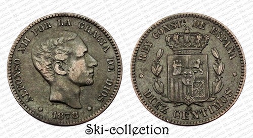 Centimos 1878 alfonso - centimos,