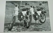 Aspes Modellprogramm 1985 Deutsche Prospectus Catalogue Brochure Moto