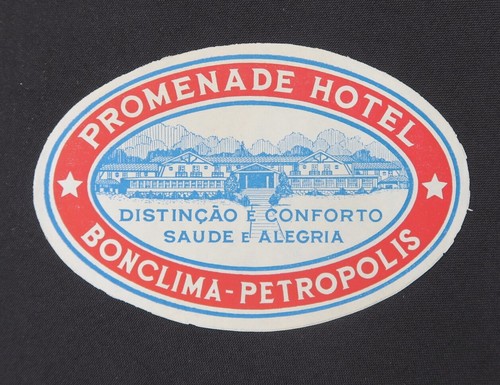 Ancienne étiquette promenade - ancienne,