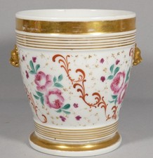 Cache pot en porcelaine de Paris, époque Louis Philippe, début XIX ème