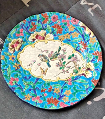 Grande assiette emaux - assiette,