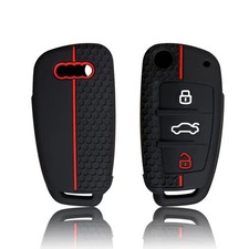 Couvercle Clé Audi S3 Q7 TT A6 C6 A4 A5 A7 A3 Q2 Q3 Coque Télécommande Silicone