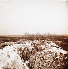 Guerre 14-18 Ligne Boche France Allemagne Photo Stereo Plaque verre VR23L8n