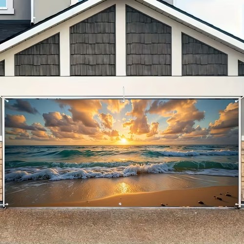 Sunset beach waves - waves, ocean