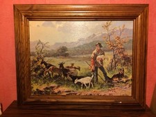 Tableau Huile Sur Panneau