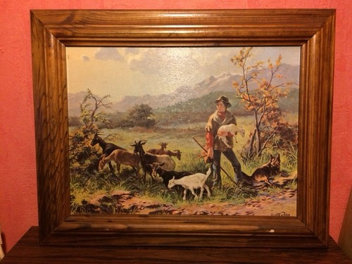 Tableau huile sur - tableau,