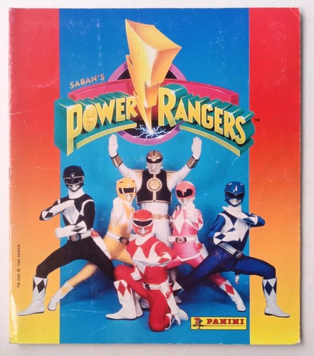 Power rangers sticker album - power,