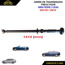 ARBRE TRANSMISSION POUR BMW SERIE 3 E46 - BOITE 6 VITESSE - 1412 mm 26117523921