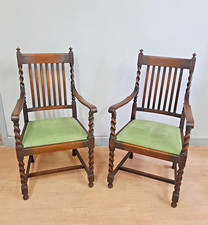 Paire de chaises hautes en