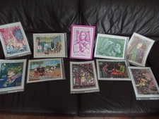 Timbres cartonnés grand - timbres,
