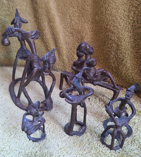 Lot statuettes bronze - statuettes,