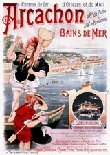Affiche chemin de fer Orléans