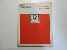 Detroit Diesel Allison Transmissions À 540 Séries Parties Catalogue Sa 1235J Usé