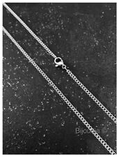 Chaîne Maille Gourmette 50CM Robuste Acier Inoxydable 316L  Bijoux Homme/Femme  