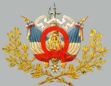 PLAQUE EN MÉTAL  armoirie