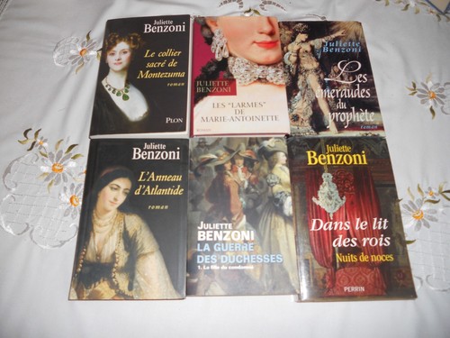 Juliette benzoni lot de 6 - lot,