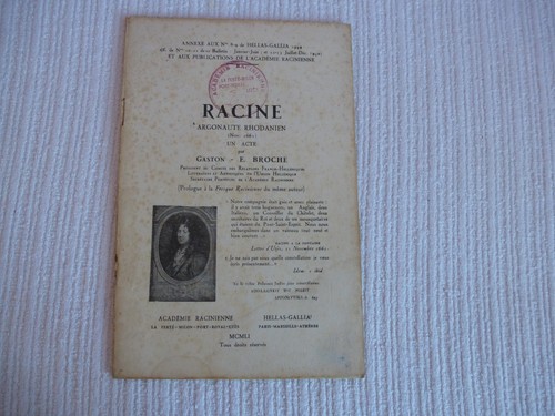 Racine gaston broche - e.,