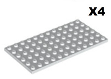 Lego ® Lot 4 Plaque Simple Blanc 6 x 12 Plate White Plate 3028 NEW