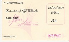 Billet place concert spectacle