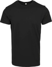 T-Shirt Homme Basique Noir Col