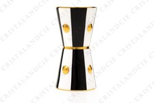 Soliflore Lipari noir par Bernardaud. Black bud vase Lipari by Bernardaud