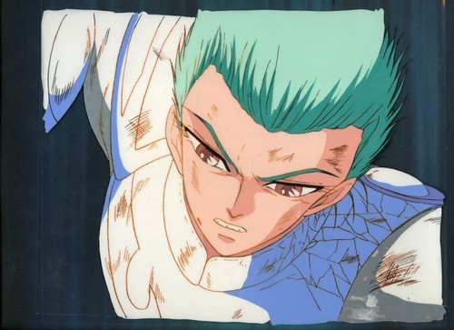 Cel painting saint - cel,