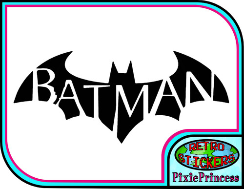 Batman logo vinyle - i,