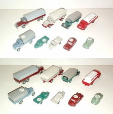 WIKING HO 9 VEHICULES 1950-1960 1:87 TBE VARIOUS H0 VEHICLES VGC TRAIN DIORAMA