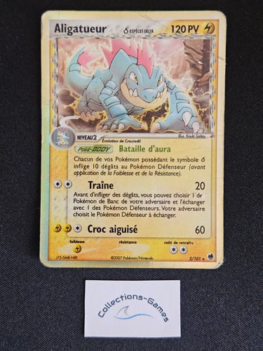 Carte pokémon aligatueur - pokémon,