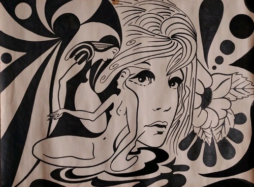 Beau dessin feutre de - au,