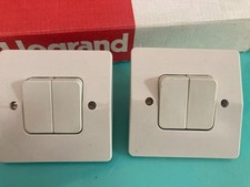 LEGRAND NEPTUNE 2 LOT DE 2 DOUBLE INTERRUPTEURS  VA ET VIENT BEIGE