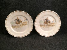 lot 2 assiettes faience