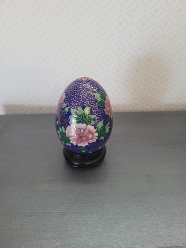 Oeuf cloisonné émail - cloisonné, a