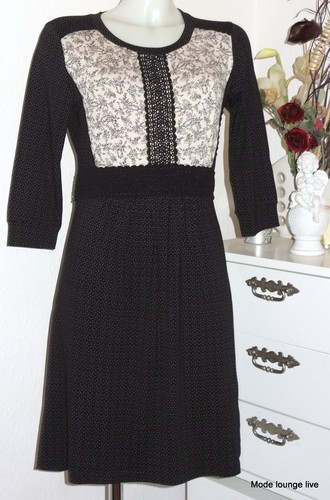 Vive maria robe noire fleurs - vive,