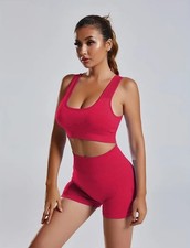 Ensemble Short Brassière Sport Gym Crossfit Yoga