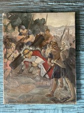 Guy Combrisson (1905-1991) - Huile sur toile - Signée - Le chemin de croix - XX