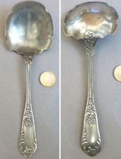 Louche grande cuillère en étain 19e siècle spoon