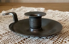 Bougeoir Rat De Cave En Étain