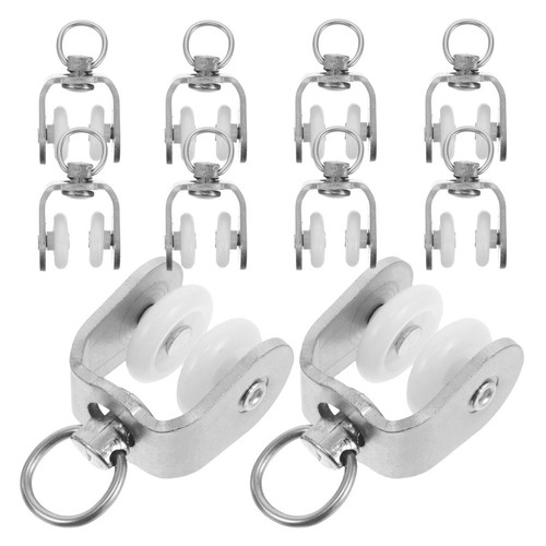 10pcs rideau coulé - , poulie