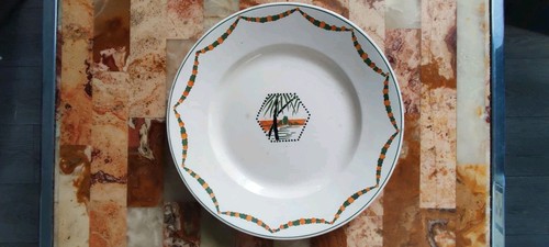 Plat porcelaine longwy - plat, de