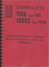 Doc technique pour fiat 1500