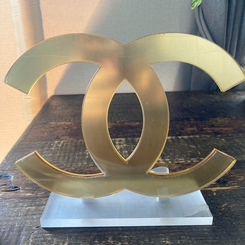 Logo chanel présentoir marque - présentoir,